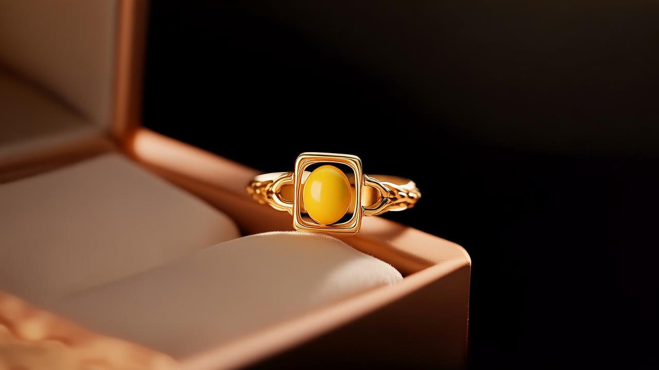 黄金戒指新款图片